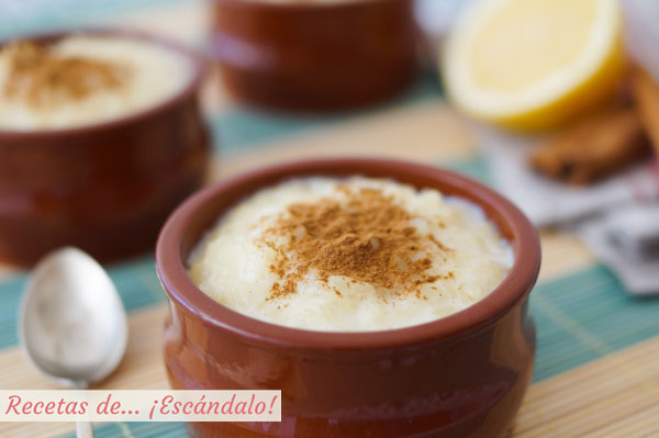 Como hacer arroz con leche