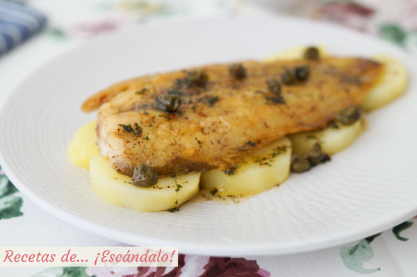 Como hacer lenguado a la Meuniere o Menier. Receta francesa de pescado