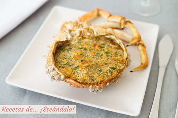 Receta de centollo o txangurro cocido y a la donostiarra