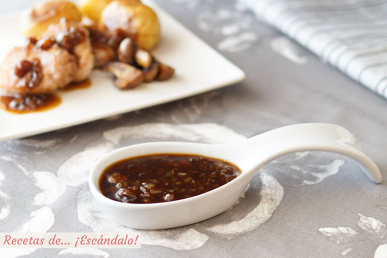 Salsa Pedro Ximénez (sin nata), muy fácil e ideal para carnes