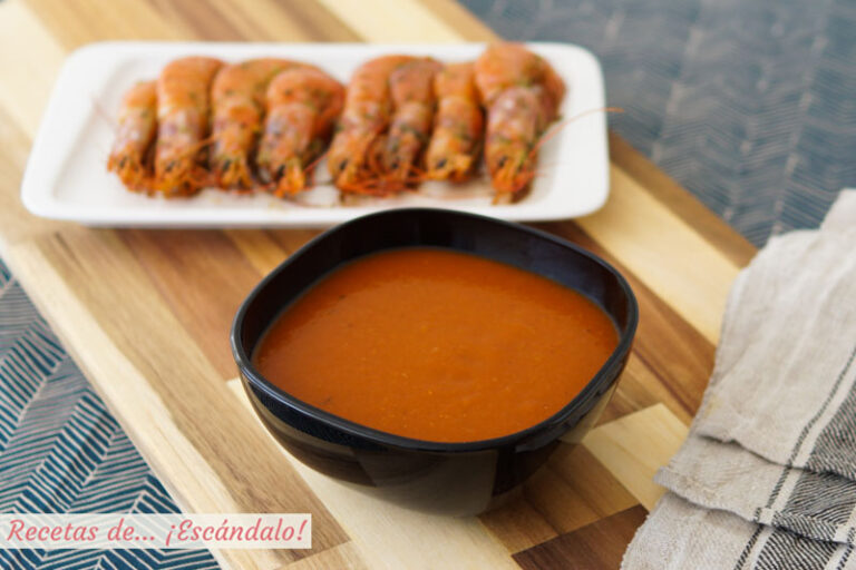 Salsa americana, muy fácil e ideal para pescados y mariscos