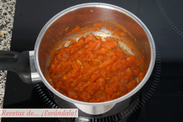 Sofrito para centollo a la donostiarra