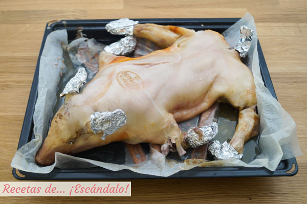 Como hacer cochinillo al horno