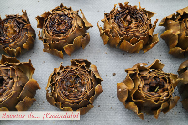 Alcachofas al horno