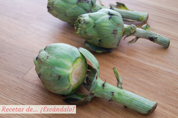Alcachofas frescas