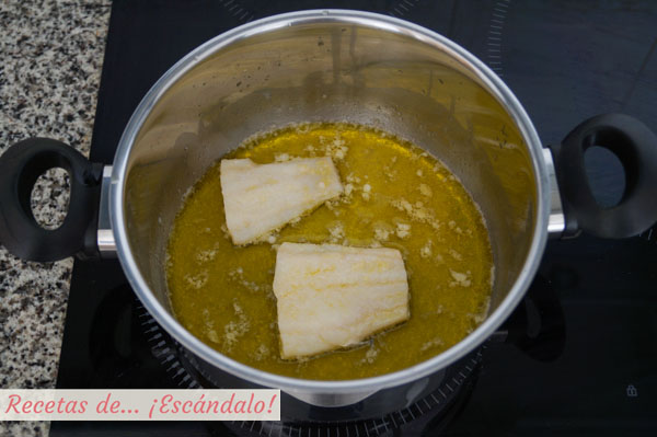 Bacalao confitado