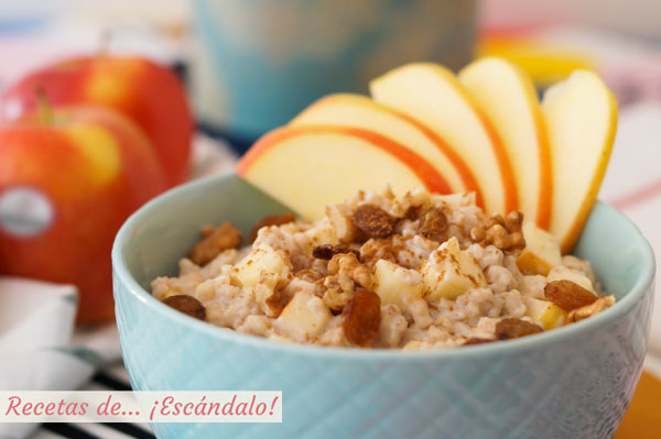 Gachas de avena o porridge de avena