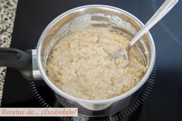 Porridge de avena o gachas de avena