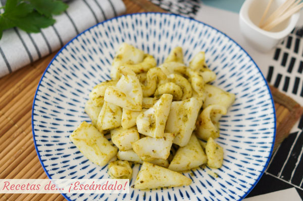 Receta de sepia a la plancha con ajo y perejil, con TRUCOS para que quede tierna