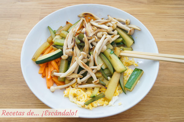 Wok de verduras