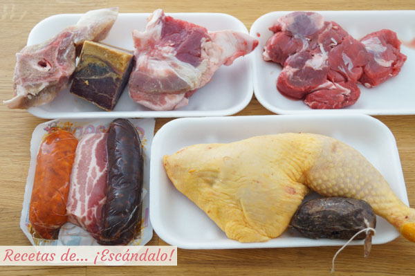 Carnes para cocido madrileño
