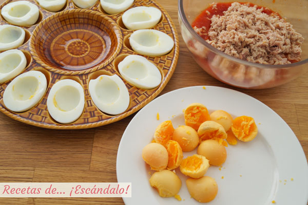 Como hacer huevos rellenos