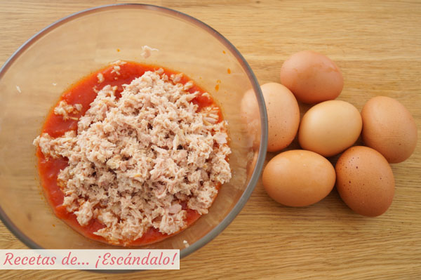 Ingredientes huevos rellenos