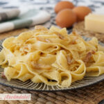 Tagliatelle a la carbonara