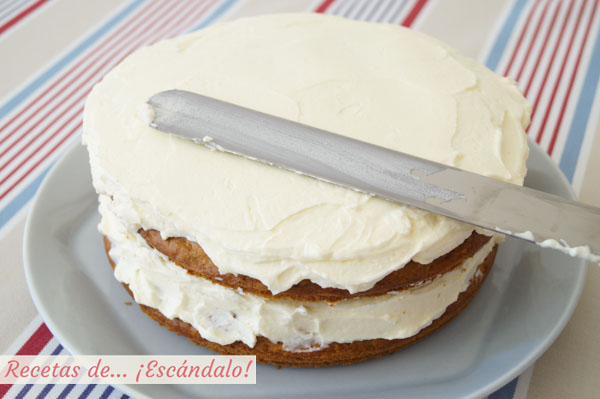 Como hacer tarta de queso o carrot cake