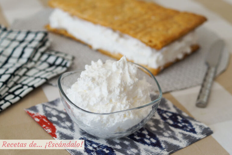 Cómo hacer merengue italiano, ideal para decoraciones, rellenos y milhojas