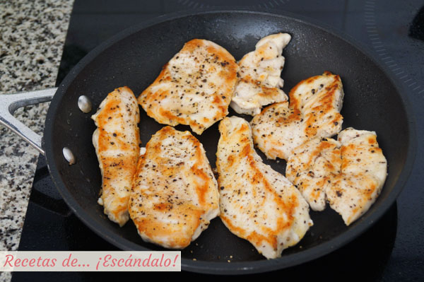 Pollo para tacos
