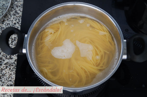 Spaguetti cocidos
