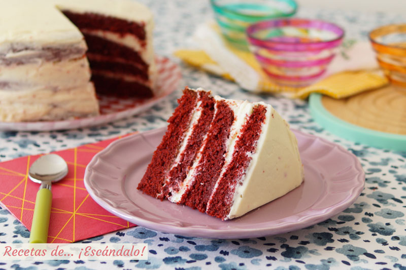 tarta red velvet americana