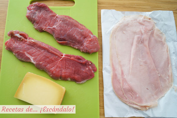 Ingredientes cordon bleu
