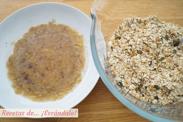 Ingredientes para la granola