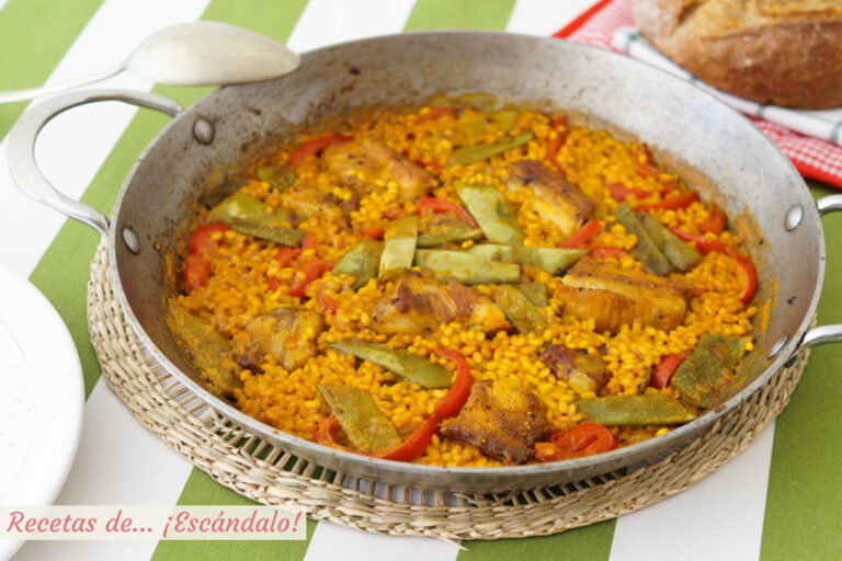 Arroz con costillas de cerdo, muy fácil y súper sabroso