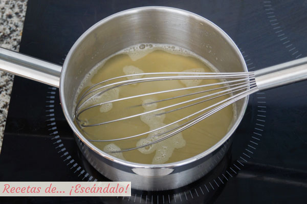 Gelatina de limon para decoracion de la tarta