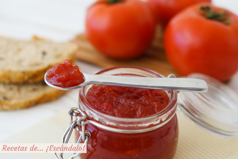 Mermelada de tomate casera. Receta muy facil