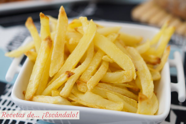 Receta de patatas fritas al horno, muy ricas y sin apenas aceite
