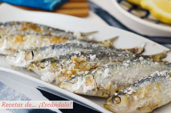 Receta de sardinas al horno, muy faciles y con trucos contra el olor