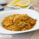 Arroz caldoso con pollo