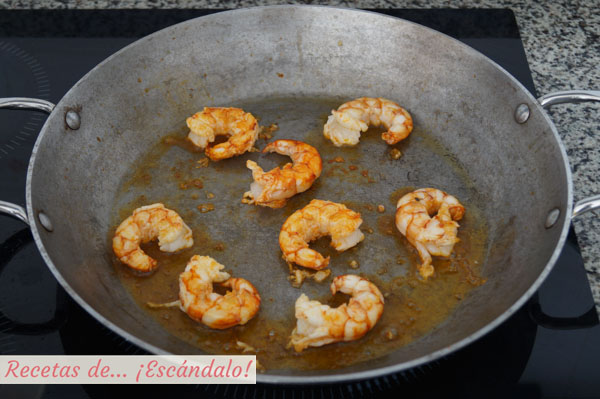 Gambas a la plancha