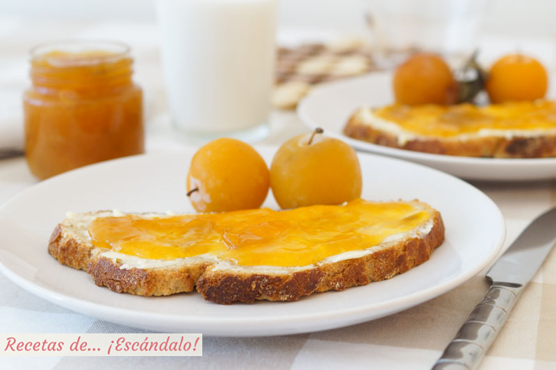 Mermelada de ciruelas amarillas casera. Receta facil y rica