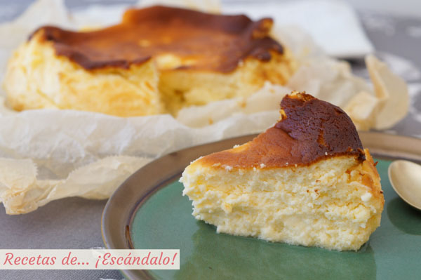 Receta autentica de la tarta de queso La Vina