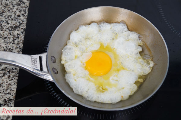 Receta de huevo frito perfecto