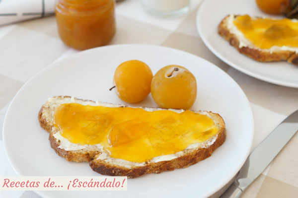Receta de mermelada de ciruelas amarillas casera, facil y rica