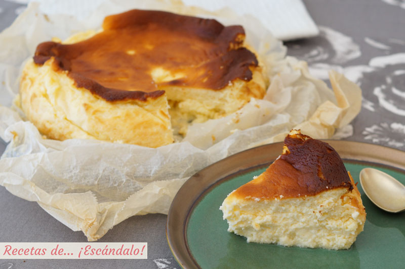Tarta de queso La Vina, la receta autentica y deliciosa
