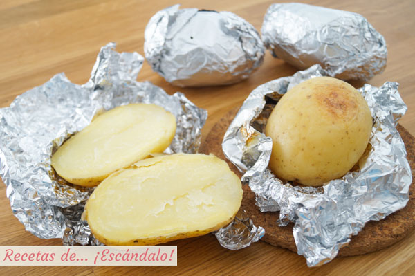 Patatas asadas al horno