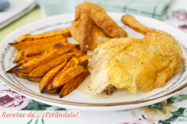 Receta de pollo al ast o last en casa, el mas rico y jugoso pollo asado