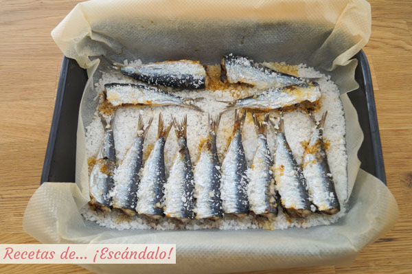 Sardinas al horno