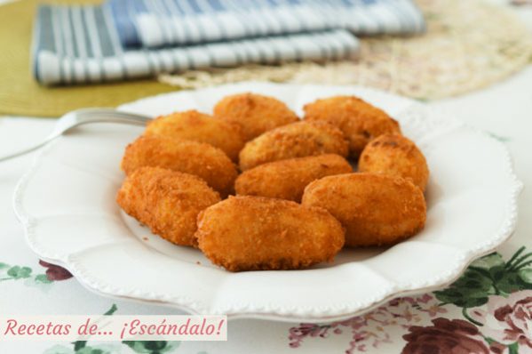 Como hacer croquetas de cocido o puchero, cremosas y crujientes