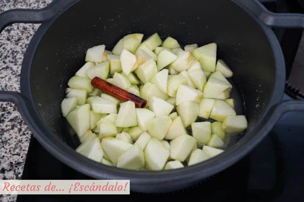 Ingredientes mermelada de manzana y canela