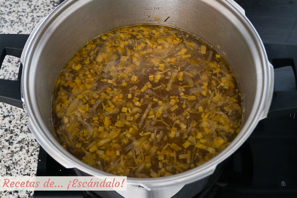 Receta de caldo de verduras casero