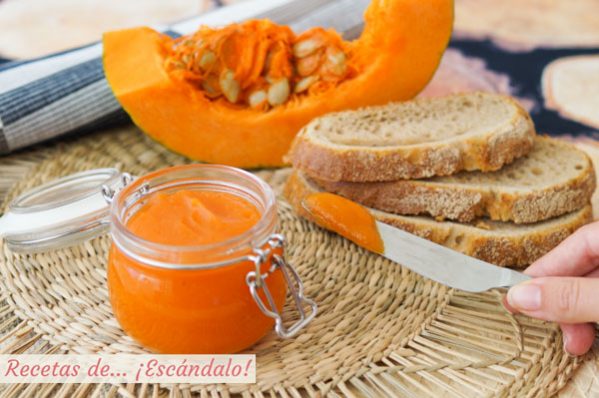Receta de mermelada de calabaza con canela, facil y aromatica