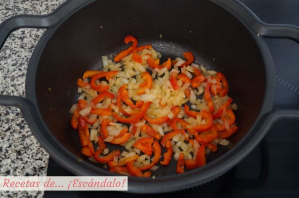 Sofrito para niscalos con patatas