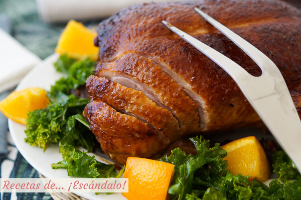 Como hacer pato a la naranja al horno