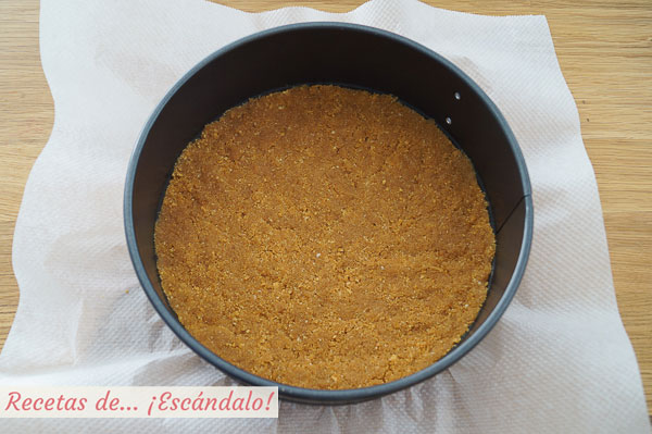 Base de galleta para tarta de turron blando