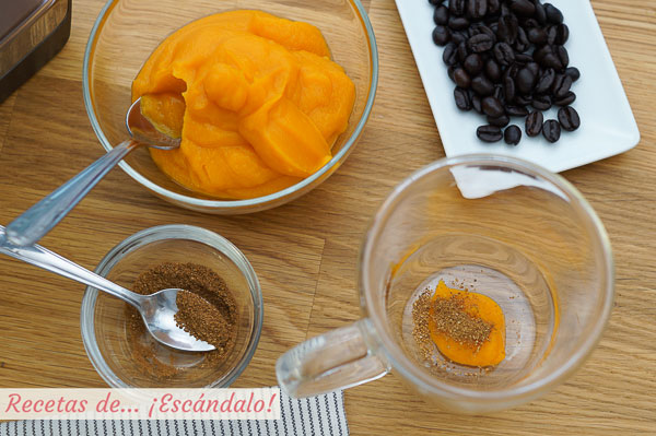 Ingredientes pumpkin spice latte