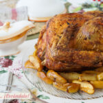 Pavo relleno al horno