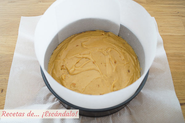 Tarta de turron balndo o de jijona